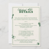 Camping Bergen Bos 30e verjaardag Routebeschrijvin Kaart (Achterkant)