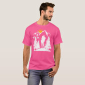 Camping Bergen Outdoor Grappig Backpacken Wandelen T-shirt (Voorkant volledig)
