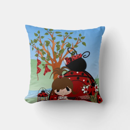 Camping bij 2 piloot kussen (Voorkant)