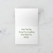 Camping Birthday Kaart (Binnen)