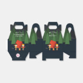 Camping Birthday Party Bedankdoosjes (Uitgevouwen)