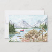 Camping Birthday Party | Foto bedankt (Achterkant)