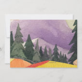 Camping Birthday Party Kaart (Achterkant)