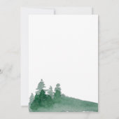 Camping Birthday Party Kaart (Achterkant)