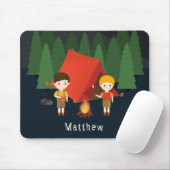 Camping Birthday Party Muismat (Met muis)