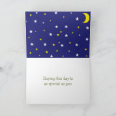 Camping Birthday Party Sleepover Khaki Green Kaart (Binnen)