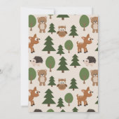 Camping Birthday Uitnodiging (Achterkant)