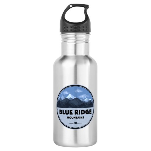 Camping Blue Ridge Mountains Waterfles (Voorkant)
