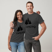 camping bomen familie t-shirt (Unisex)