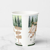 Camping Bonfire S'mores Verjaardag Outdoor Papieren Bekers (Rechts)