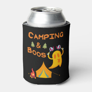 Camping & Boos Geesten Wijn Camping Halloween Blikjeskoeler