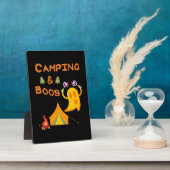 Camping & Boos Geesten Wijn Camping Halloween Fotoplaat (Zijkant)