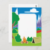 Camping Border Briefkaart (Voorkant / Achterkant)