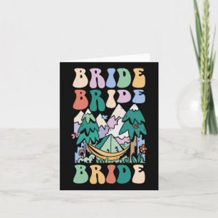 Camping Bridal Party Camp Bachelorette Camp Bride Kaart