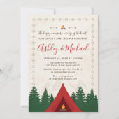 Camping Bridal Shower-uitnodiging Kaart (Voorkant)