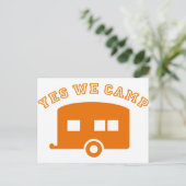 Camping Briefkaart (Staand voorkant)