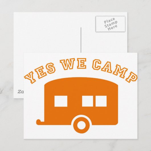 Camping Briefkaart (Voorkant / Achterkant)