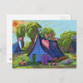 Camping Briefkaart (Voorkant / Achterkant)