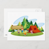 Camping Briefkaart (Voorkant / Achterkant)