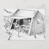 Camping Briefkaart (Voorkant)