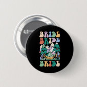 Camping Bruidsfeest Kampeer Bruidsfeest Bruid Ronde Button 5,7 Cm (Voorkant /achterkant)