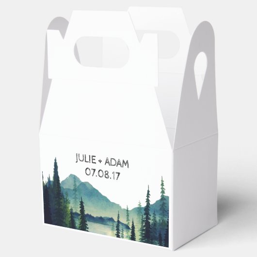 Camping Bruiloft Favor Dozen Bedankdoosjes (Geopend)