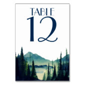 Camping Bruiloft Tafel Kaarten (Voorkant)