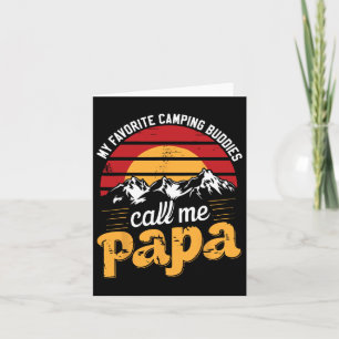 Camping Buddies Bel Papa Humor Vader Opa Vader Kaart
