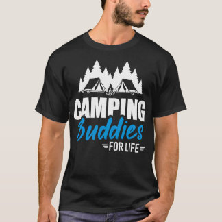Camping Buddies voor het leven T-shirt