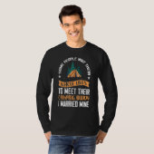 Camping Buddies voor mannen Funny Husband T-shirt (Voorkant volledig)