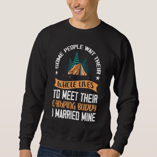 Camping Buddies voor mannen Funny Husband Trui (Voorkant)