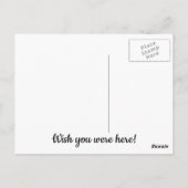 Camping, buiten bewerkbare kerstmis briefkaart (Achterkant)