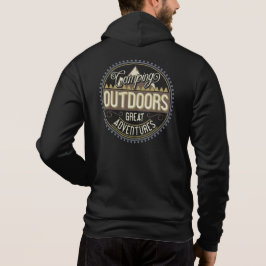 Camping Buiten Geweldige Avonturen Hoodie