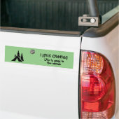 Camping Bumpersticker (Op Truck)
