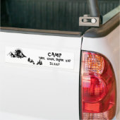 Camping Bumpersticker (Op Truck)