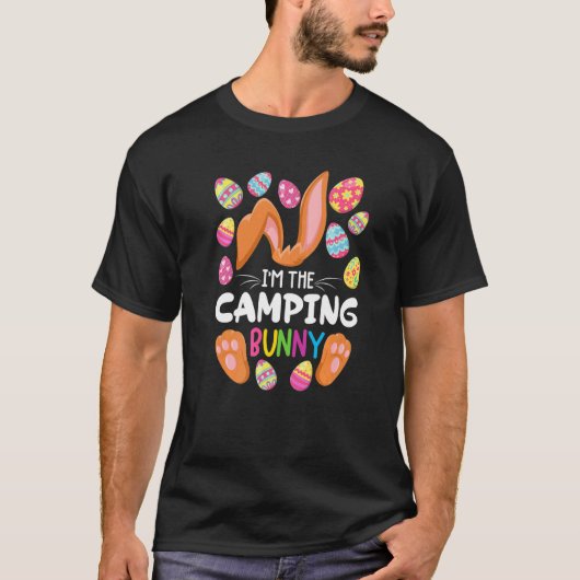 Camping Bunny I Family Matching Easter Party Outfi T-shirt (Voorkant)