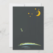 Camping by Night Invitation Kaart (Achterkant)