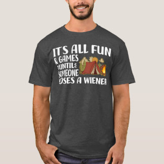 Camping cadeau idee Camper Vakantie Kampvuur Natuu T-shirt
