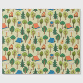 Camping Cadeaupapier (Vlak)