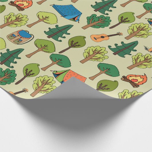 Camping Cadeaupapier (Hoek)