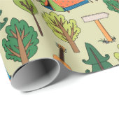 Camping Cadeaupapier (Rol Hoek)