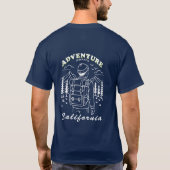 camping-Californië T-shirt (Achterkant)