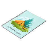 Camping Camp Campfire Spiral Bound Notitieboek (Linkerzijde)