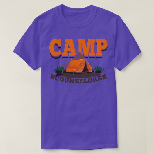 Camping Camp Counselor 1 T-shirt (Design voorkant)