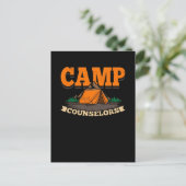 Camping - Camp Counselor Briefkaart (Staand voorkant)