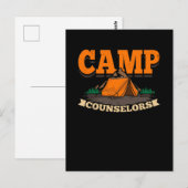 Camping - Camp Counselor Briefkaart (Voorkant / Achterkant)