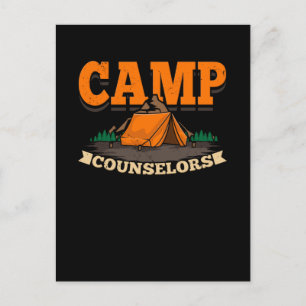 Camping - Camp Counselor Briefkaart
