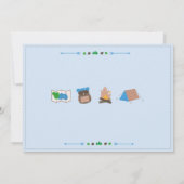 CAMPING Camp Out Foto VERJAARDAGSFEEST jongens nod Kaart (Achterkant)