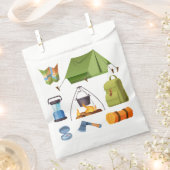 Camping Camp Tent Verjaardagsfeest Bedankzakje (Geknipt)