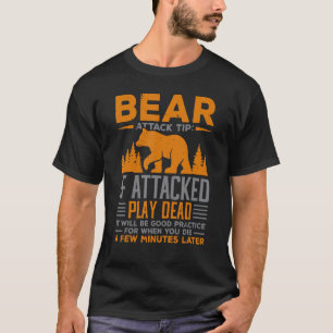 Camping Camper Beer Attack Tip indien aangevallen T-shirt